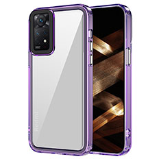 Carcasa Bumper Funda Silicona Transparente AC1 para Xiaomi Redmi Note 12 Pro 4G Purpura Claro