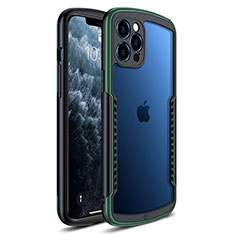 Carcasa Bumper Funda Silicona Transparente Espejo H01 para Apple iPhone 12 Pro Max Verde