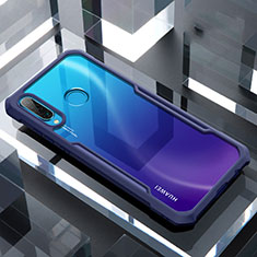Carcasa Bumper Funda Silicona Transparente Espejo H01 para Huawei P30 Lite XL Azul