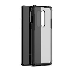 Carcasa Bumper Funda Silicona Transparente Espejo H01 para OnePlus 8 Negro