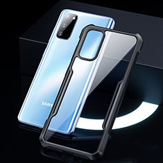 Carcasa Bumper Funda Silicona Transparente Espejo H01 para Samsung Galaxy S20 Negro