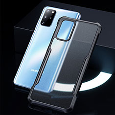 Carcasa Bumper Funda Silicona Transparente Espejo H01 para Samsung Galaxy S20 Plus Negro