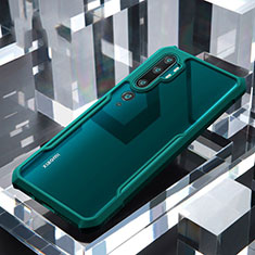 Carcasa Bumper Funda Silicona Transparente Espejo H01 para Xiaomi Mi Note 10 Pro Verde