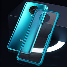 Carcasa Bumper Funda Silicona Transparente Espejo H01 para Xiaomi Redmi K30 Pro Zoom Cian