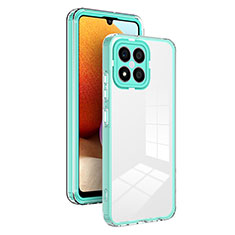 Carcasa Bumper Funda Silicona Transparente Espejo H01P para Huawei Honor X8 4G Verde