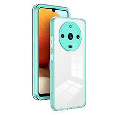 Carcasa Bumper Funda Silicona Transparente Espejo H01P para Realme Narzo 60 Pro 5G Verde