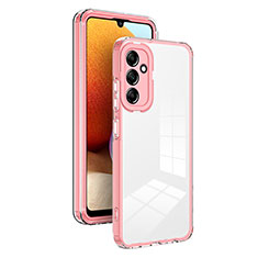 Carcasa Bumper Funda Silicona Transparente Espejo H01P para Samsung Galaxy A24 4G Oro Rosa