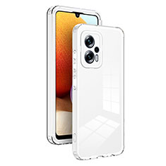 Carcasa Bumper Funda Silicona Transparente Espejo H01P para Xiaomi Redmi K50i 5G Blanco