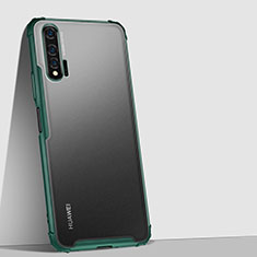 Carcasa Bumper Funda Silicona Transparente Espejo H02 para Huawei Nova 6 Verde
