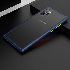 Carcasa Bumper Funda Silicona Transparente Espejo H02 para Samsung Galaxy Note 10 Plus Azul