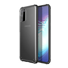 Carcasa Bumper Funda Silicona Transparente Espejo H02 para Samsung Galaxy S20 Negro