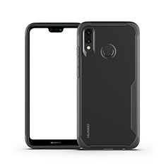 Carcasa Bumper Funda Silicona Transparente Espejo M01 para Huawei P20 Lite Negro