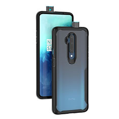 Carcasa Bumper Funda Silicona Transparente Espejo M01 para OnePlus 7T Pro Negro