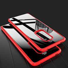 Carcasa Bumper Funda Silicona Transparente Espejo M02 para Huawei Mate 20 Rojo