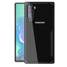 Carcasa Bumper Funda Silicona Transparente Espejo M02 para Samsung Galaxy Note 10 Negro