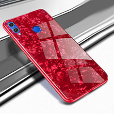 Carcasa Bumper Funda Silicona Transparente Espejo M03 para Huawei Honor V10 Lite Rojo