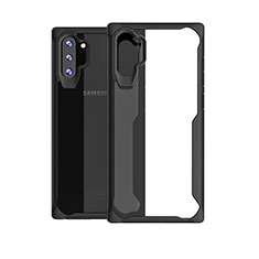 Carcasa Bumper Funda Silicona Transparente Espejo M03 para Samsung Galaxy Note 10 Plus Negro