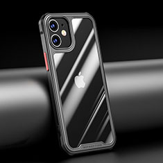 Carcasa Bumper Funda Silicona Transparente Espejo M04 para Apple iPhone 12 Mini Negro