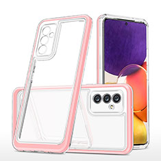 Carcasa Bumper Funda Silicona Transparente Espejo MQ1 para Samsung Galaxy A24 4G Oro Rosa