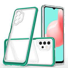 Carcasa Bumper Funda Silicona Transparente Espejo MQ1 para Samsung Galaxy A32 5G Verde