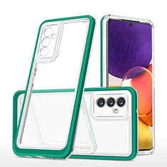 Carcasa Bumper Funda Silicona Transparente Espejo MQ1 para Samsung Galaxy A82 5G Verde