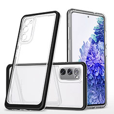 Carcasa Bumper Funda Silicona Transparente Espejo MQ1 para Samsung Galaxy S20 FE 4G Negro