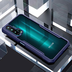 Carcasa Bumper Funda Silicona Transparente Espejo para Huawei Honor 20 Pro Azul