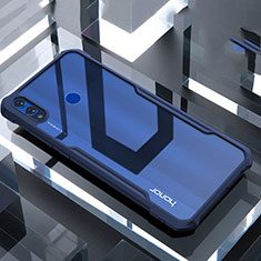 Carcasa Bumper Funda Silicona Transparente Espejo para Huawei Honor V10 Lite Azul
