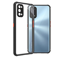 Carcasa Bumper Funda Silicona Transparente Espejo para Realme 7 Pro Negro