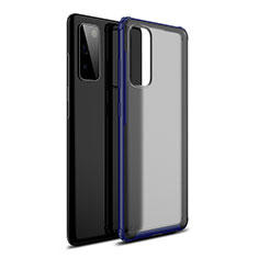 Carcasa Bumper Funda Silicona Transparente Espejo para Samsung Galaxy S20 FE 5G Azul