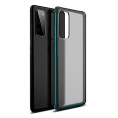 Carcasa Bumper Funda Silicona Transparente Espejo para Samsung Galaxy S20 Lite 5G Verde