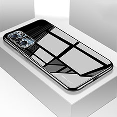 Carcasa Bumper Funda Silicona Transparente Espejo para Xiaomi Mi 11i 5G Negro