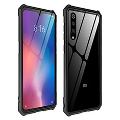 Carcasa Bumper Funda Silicona Transparente Espejo para Xiaomi Mi 9 Lite Negro