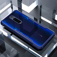 Carcasa Bumper Funda Silicona Transparente Espejo para Xiaomi Mi 9T Pro Azul