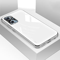 Carcasa Bumper Funda Silicona Transparente Espejo para Xiaomi Redmi K40 Pro+ Plus 5G Blanco