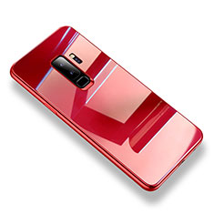 Carcasa Bumper Funda Silicona Transparente Espejo S01 para Samsung Galaxy S9 Plus Rojo