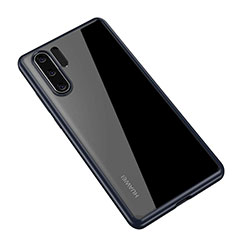 Carcasa Bumper Funda Silicona Transparente Espejo Z01 para Huawei P30 Pro New Edition Azul