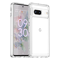 Carcasa Bumper Funda Silicona Transparente J01S para Google Pixel 7 5G Claro