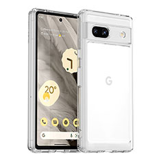 Carcasa Bumper Funda Silicona Transparente J01S para Google Pixel 7a 5G Claro