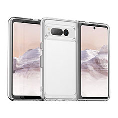 Carcasa Bumper Funda Silicona Transparente J01S para Google Pixel Fold 5G Claro