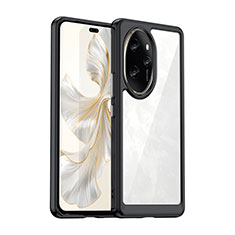 Carcasa Bumper Funda Silicona Transparente J01S para Huawei Honor 100 Pro 5G Negro