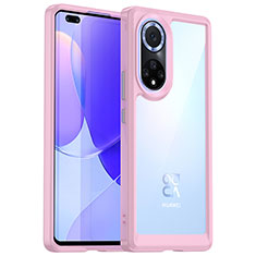 Carcasa Bumper Funda Silicona Transparente J01S para Huawei Honor 50 Pro 5G Rosa