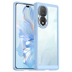 Carcasa Bumper Funda Silicona Transparente J01S para Huawei Honor 80 5G Azul Cielo