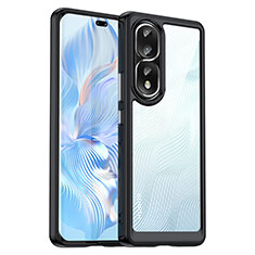 Carcasa Bumper Funda Silicona Transparente J01S para Huawei Honor 80 Pro 5G Negro