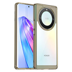 Carcasa Bumper Funda Silicona Transparente J01S para Huawei Honor X9a 5G Gris