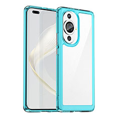 Carcasa Bumper Funda Silicona Transparente J01S para Huawei Nova 11 Ultra Azul