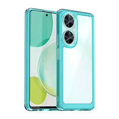 Carcasa Bumper Funda Silicona Transparente J01S para Huawei Nova 11i Cian