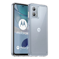 Carcasa Bumper Funda Silicona Transparente J01S para Motorola Moto G53 5G Claro