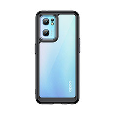 Carcasa Bumper Funda Silicona Transparente J01S para OnePlus Nord CE 2 5G Negro