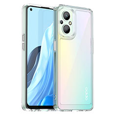 Carcasa Bumper Funda Silicona Transparente J01S para Oppo Reno8 Lite 5G Claro